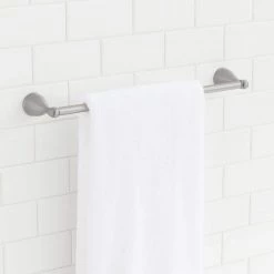 Glacier Bay Builders 24 in. Spot Free Towel Bar in Brushed Nickel -Bathroom Accessories Sales spot resistant brushed nickel glacier bay towel bars bth 024 102 40 1000