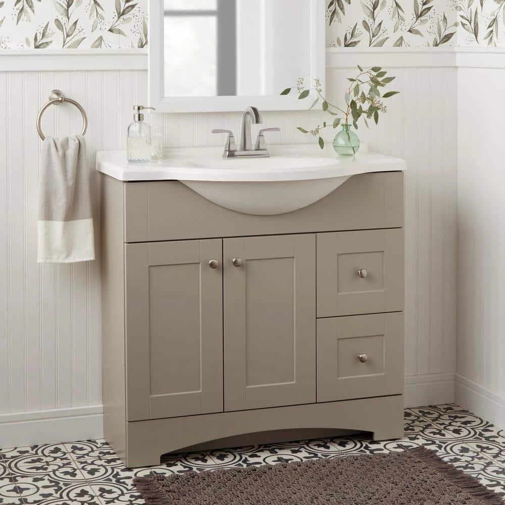 Glacier Bay Builders Spot Free Towel Ring in Brushed Nickel 3 Glacier Bay Builders Spot Free Towel Ring in Brushed Nickel - Image 3