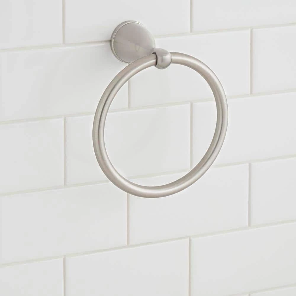 Glacier Bay Builders Spot Free Towel Ring in Brushed Nickel 2 Glacier Bay Builders Spot Free Towel Ring in Brushed Nickel - Image 2