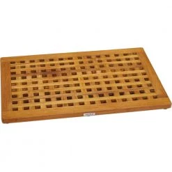 AquaTeak The Original Grate Teak Bath Shower Mat
