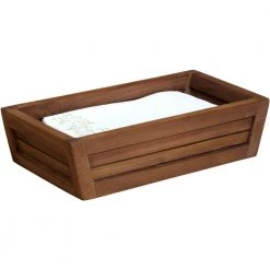 AquaTeak The Original Moa Teak Bathroom Guest Towel and Amenities Tray -Bathroom Accessories Sales teak oil bathroom trays 316 4f 1000