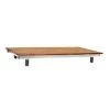 SEACHROME 30 in. x 15 in. Bridgeport Removable Tub Seat in Natural Teak with Wood 3 in. Slats