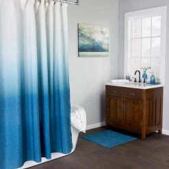 Unbranded Ombre Freestanding Small Vase in Teal -Bathroom Accessories Sales teal bathroom storage containers v1227600180004 44 1000