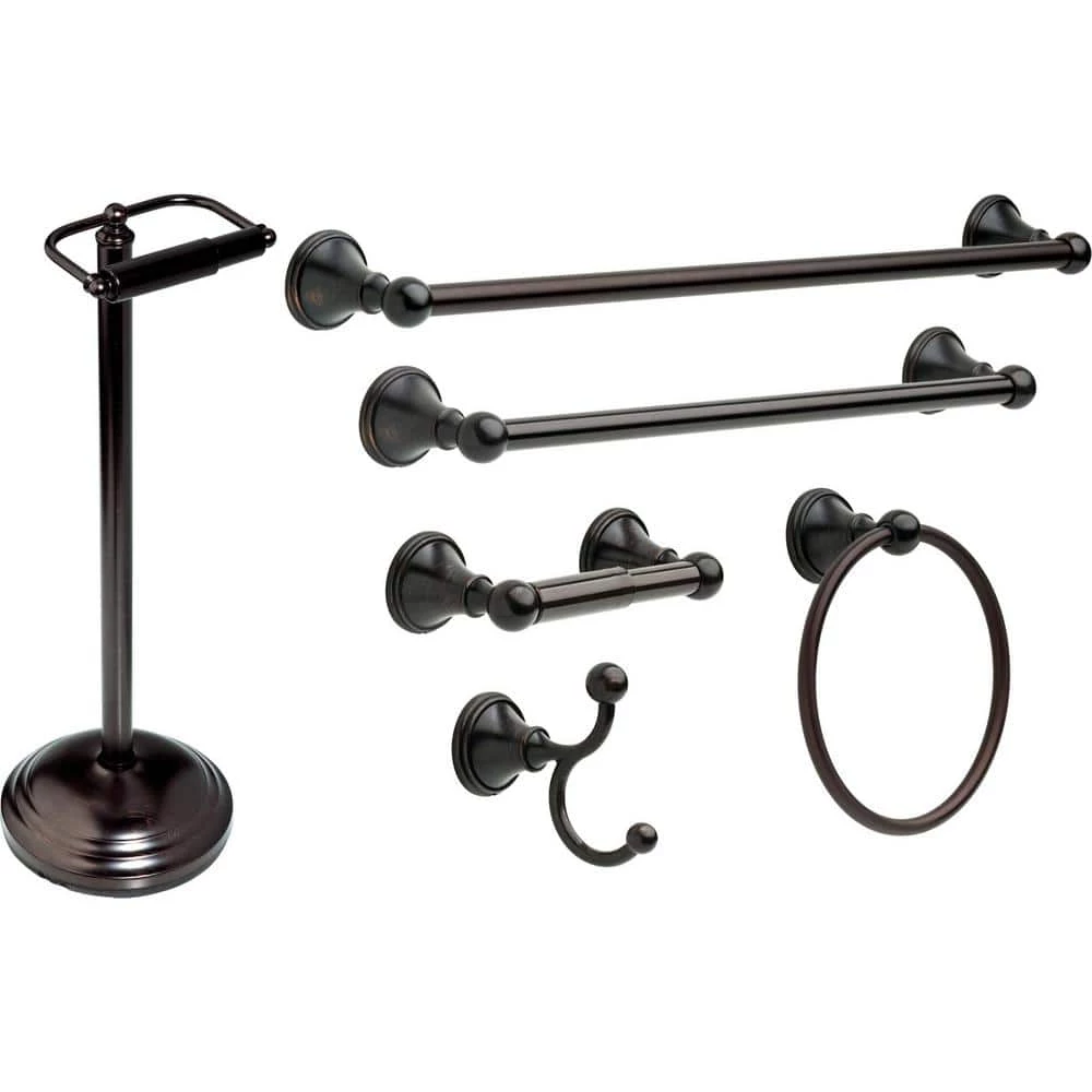 Delta Crestfield 24 in. Towel Bar in Venetian Bronze 3 Delta Crestfield 24 in. Towel Bar in Venetian Bronze - Image 3