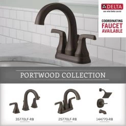 Delta Portwood 24 in. Towel Bar in Venetian Bronze -Bathroom Accessories Sales venetian bronze delta towel bars pwd24 vbr 1d 1000