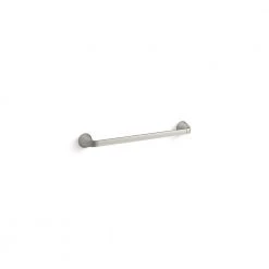 KOHLER Cursiva 18 in. Towel Bar in Vibrant Brushed Nickel