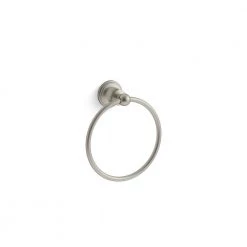 KOHLER Capilano Towel Ring in Vibrant Brushed Nickel
