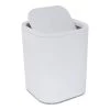 Bath Bliss 8L Acrylic Waste Bin in White