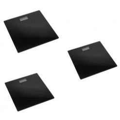 Unbranded Contemporary Sleek LCD Bathroom Scale in Black