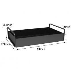 Dracelo Decorative Bathroom Tray for Bathroom Vanity Countertops in Black 1-Pack 13 Dracelo Decorative Bathroom Tray for Bathroom Vanity Countertops in Black 1-Pack -Bathroom Accessories Sales white bathroom trays b07xjvd8cq 76 1000