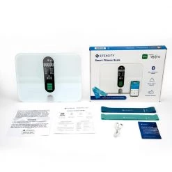 Etekcity Ultrawide Smart Fitness Scale in White with Resistance Bands 15 Etekcity Ultrawide Smart Fitness Scale in White with Resistance Bands -Bathroom Accessories Sales white etekcity bathroom scales shhmbfecsus0020 44 1000