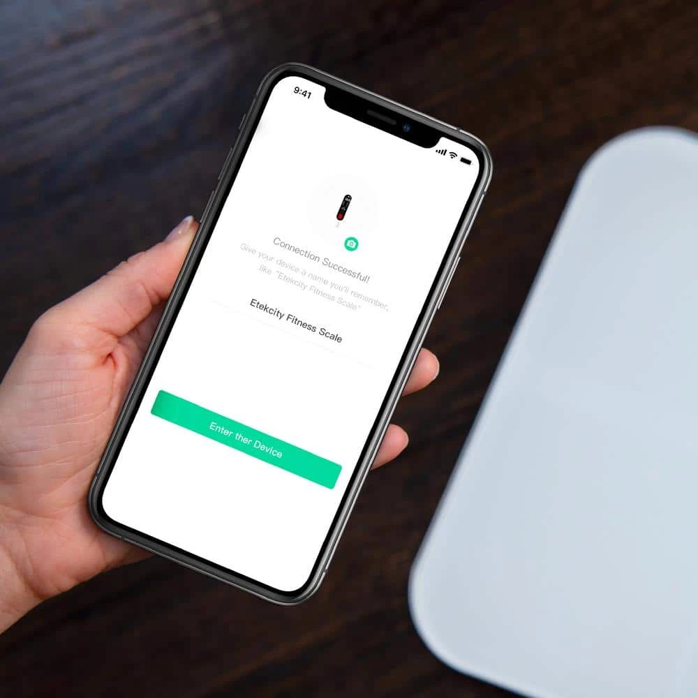 Etekcity Ultrawide Smart Fitness Scale in White with Resistance Bands 4 Etekcity Ultrawide Smart Fitness Scale in White with Resistance Bands - Image 4