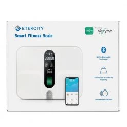 Etekcity White Ultrawide Smart Fitness Scale 12 Etekcity White Ultrawide Smart Fitness Scale -Bathroom Accessories Sales white etekcity bathroom scales shhmbfecsus0036 1f 1000