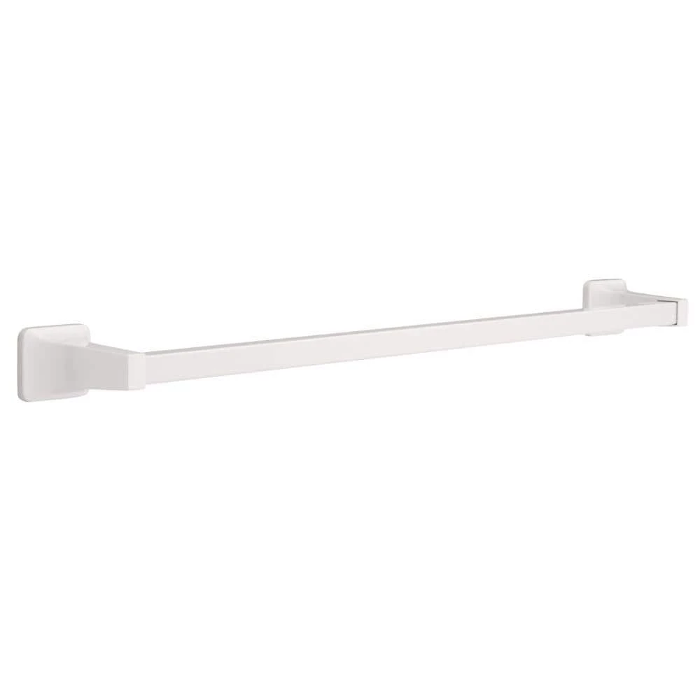 Franklin Brass Futura 24 in. Towel Bar in White 1 Franklin Brass Futura 24 in. Towel Bar in White