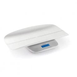 Graco Digital LCD Infant to Toddler to Big Kid Multifunction Baby Weight Scale w/ 3-Weighing Modes & Removable Tray in White