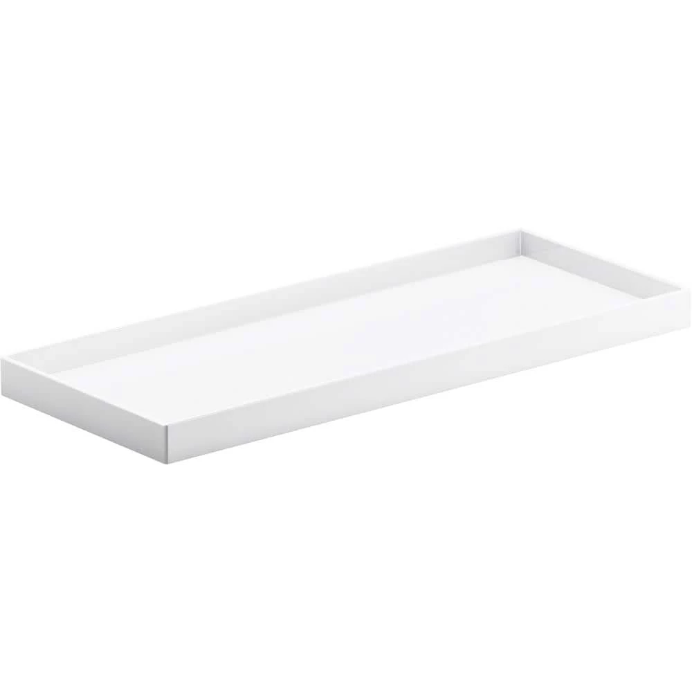 KOHLER Draft 12 in. Holder in White 1 KOHLER Draft 12 in. Holder in White