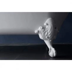 KOHLER Iron Works Historic Ball and Claw Feet in White (Set of 4) -Bathroom Accessories Sales white kohler bathtub accessories k 1103 0 1d 1000