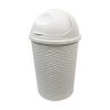 Modern Homes 35L Roll Top Bin in White