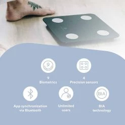 NOERDEN White Smart Scale with Bluetooth Detailed Body Composition Analysis 15 NOERDEN White Smart Scale with Bluetooth Detailed Body Composition Analysis -Bathroom Accessories Sales white noerden bathroom scales pns 0002 44 1000