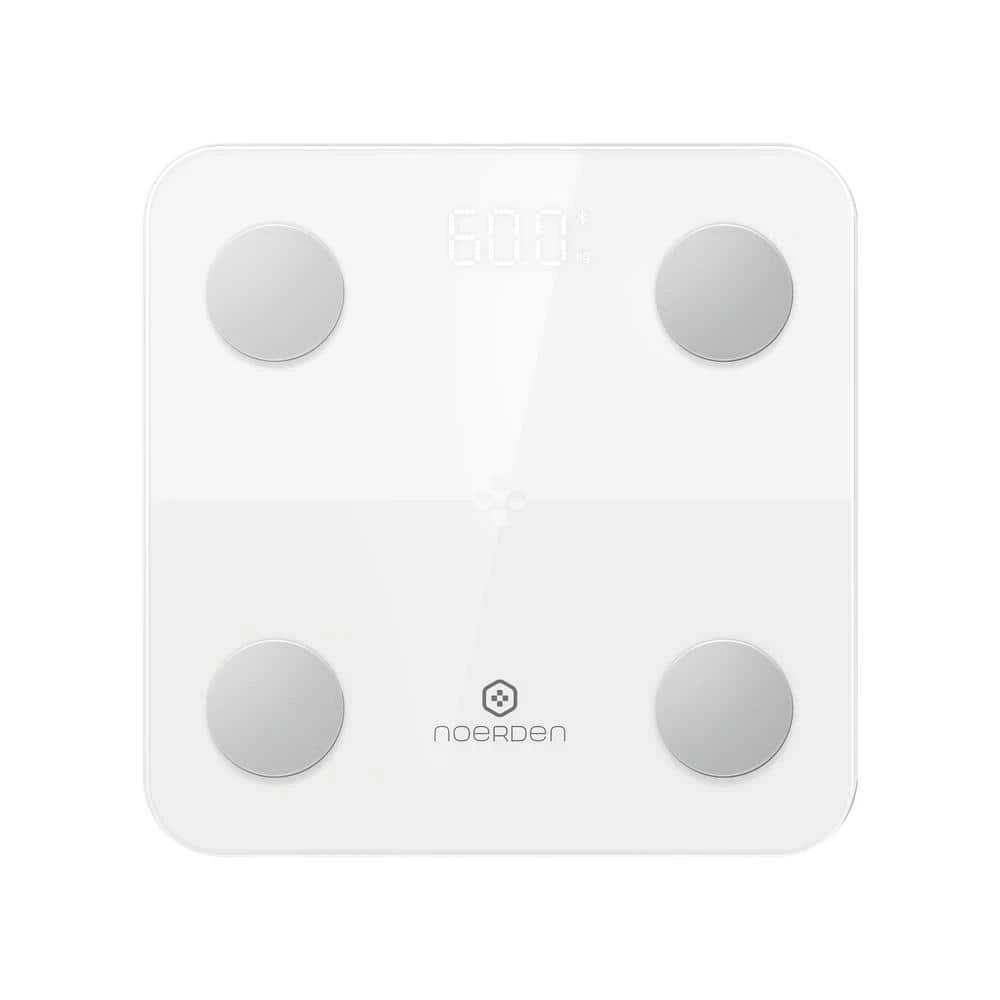 NOERDEN White Smart Scale with Bluetooth Detailed Body Composition Analysis 1 NOERDEN White Smart Scale with Bluetooth Detailed Body Composition Analysis
