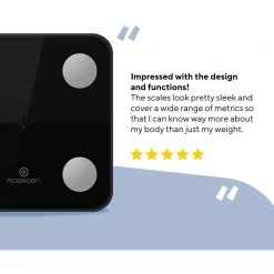 NOERDEN White Smart Scale with Bluetooth Detailed Body Composition Analysis 16 NOERDEN White Smart Scale with Bluetooth Detailed Body Composition Analysis -Bathroom Accessories Sales white noerden bathroom scales pns 0002 fa 1000