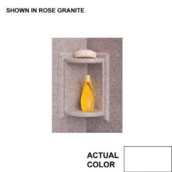 Swan 5.75 in. x 11 in. Corner-Mount Solid Surface Soap Dish in White 6 Swan 5.75 in. x 11 in. Corner-Mount Solid Surface Soap Dish in White -Bathroom Accessories Sales white swan soap dishes ss07211 010 d4 1000