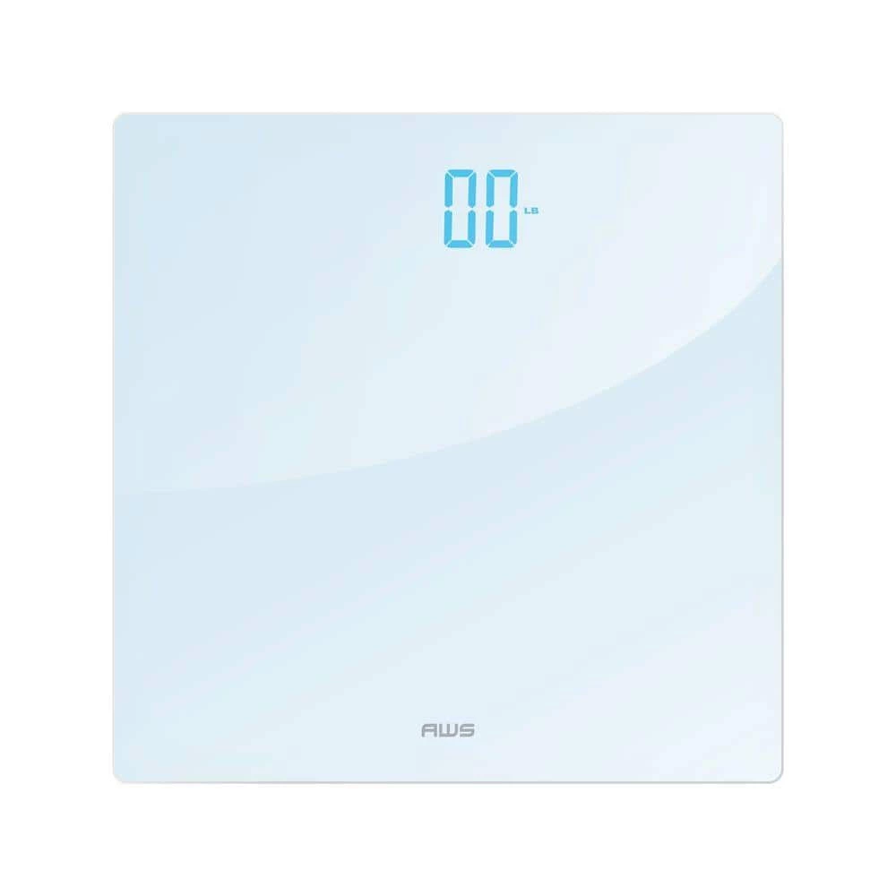 American Weigh Scales Digital Bathroom Scale in White 2 American Weigh Scales Digital Bathroom Scale in White - Image 2